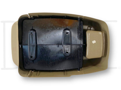 99-07 Ford F250 F350 Super Duty Center Console Floor Storage Tan OE