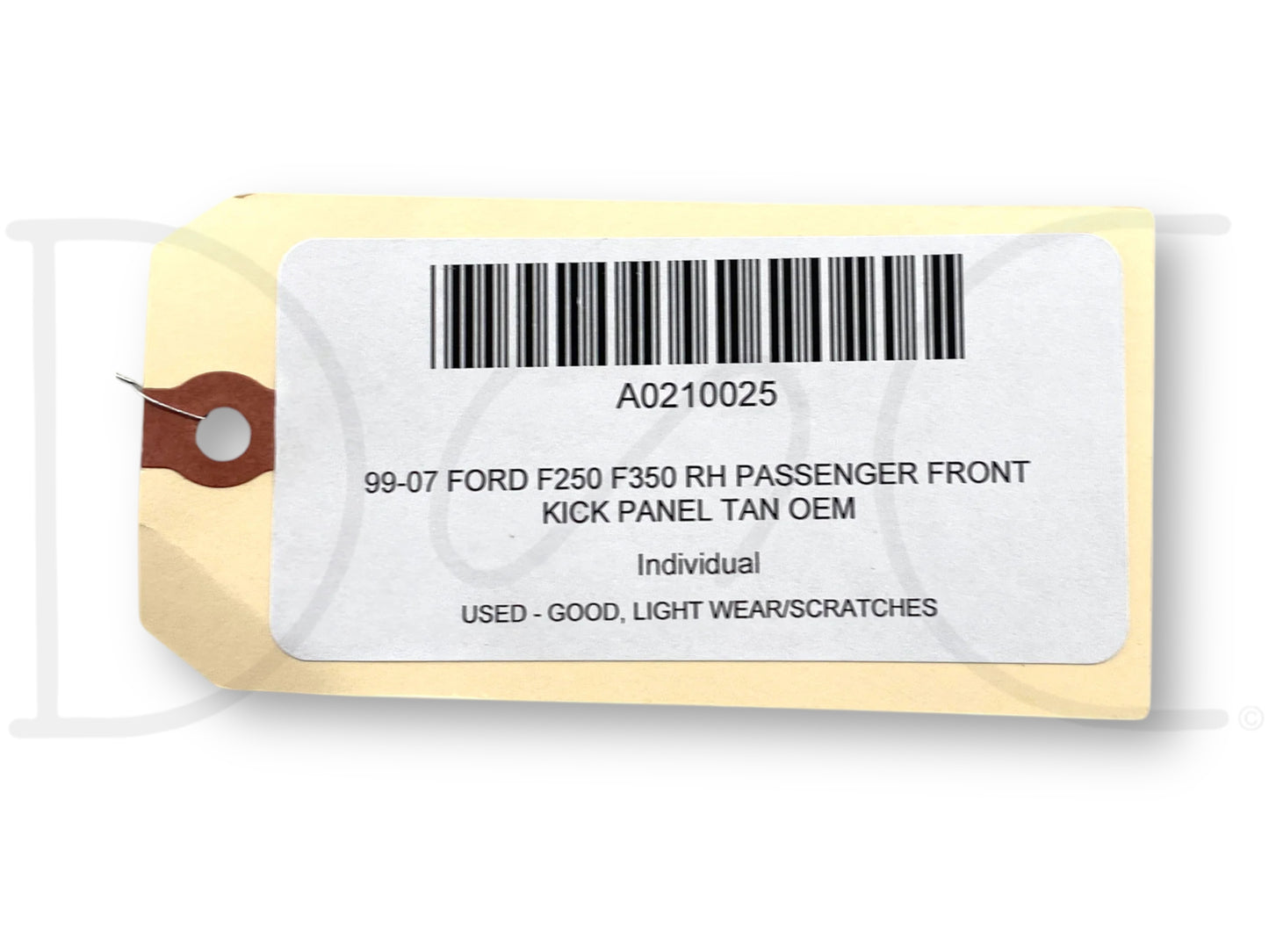 99-07 Ford F250 F350 RH Passenger Front Kick Panel Tan OEM