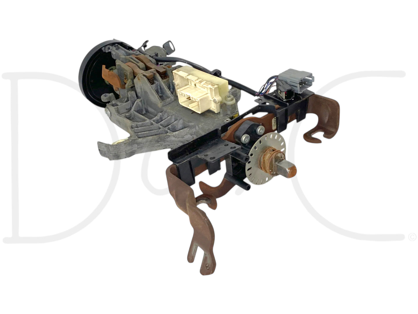 05-07 Ford F250 F350 Tilt Steering Column Auto Trans W/ Key & Clockspring OE