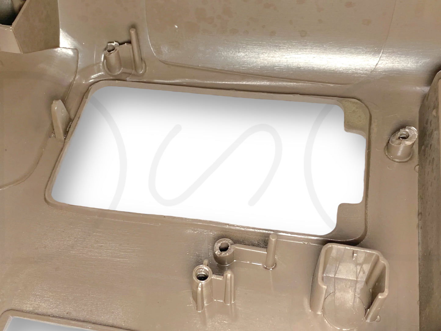 99-04 Ford F250 F350 Super Duty Dash Bezel Radio Cluster Trim Panel Tan *Blem*