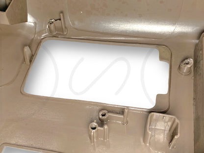 99-04 Ford F250 F350 Super Duty Dash Bezel Radio Cluster Trim Panel Tan *Blem*