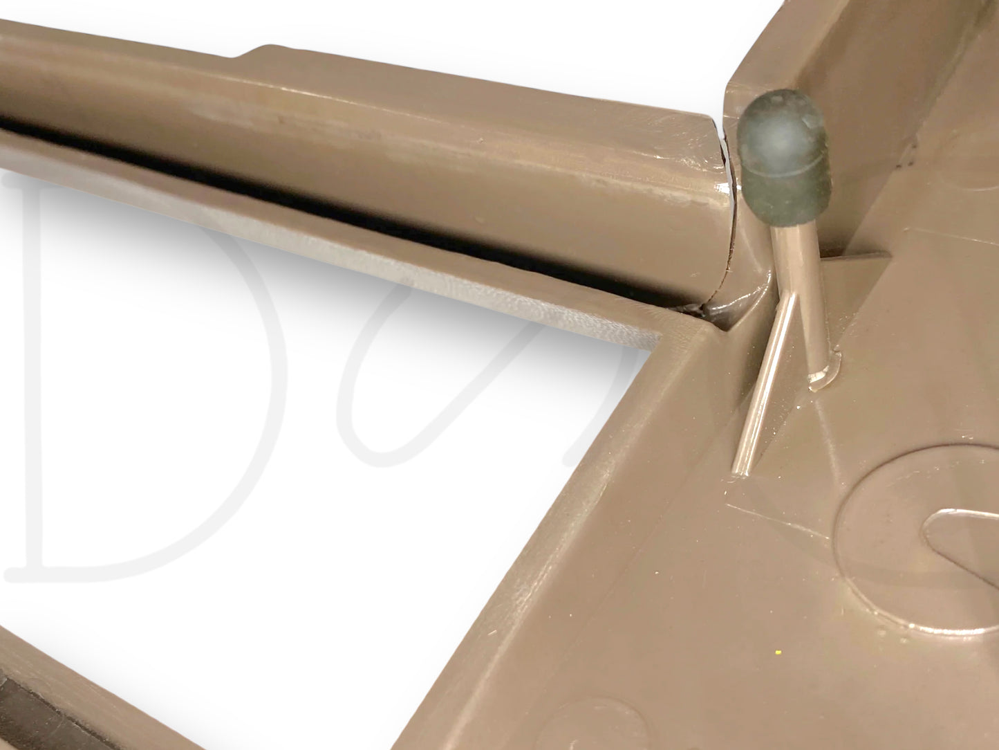 99-04 Ford F250 F350 Super Duty Dash Bezel Radio Cluster Trim Panel Tan *Blem*