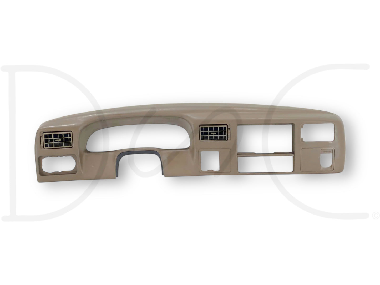 99-04 Ford F250 F350 Super Duty Dash Bezel Radio Cluster Trim Panel Tan *Blem*