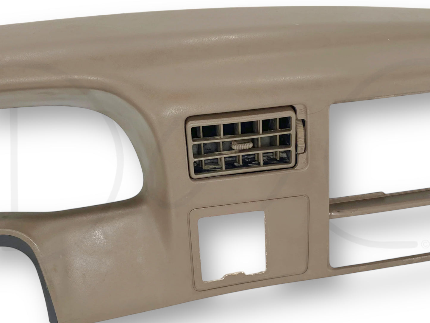 99-04 Ford F250 F350 Super Duty Dash Bezel Radio Cluster Trim Panel Tan *Blem*