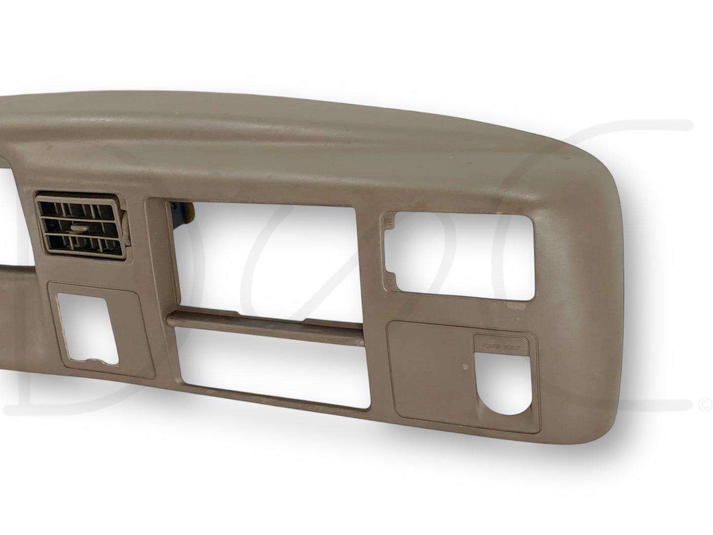 99-04 Ford F250 F350 Super Duty Dash Bezel Radio Cluster Trim Panel Tan *Blem*