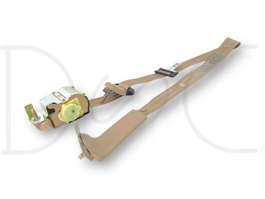 99-04 Ford F250 F350 RH Right Passenger Rear Seat Belt Seatbelt Tan OE