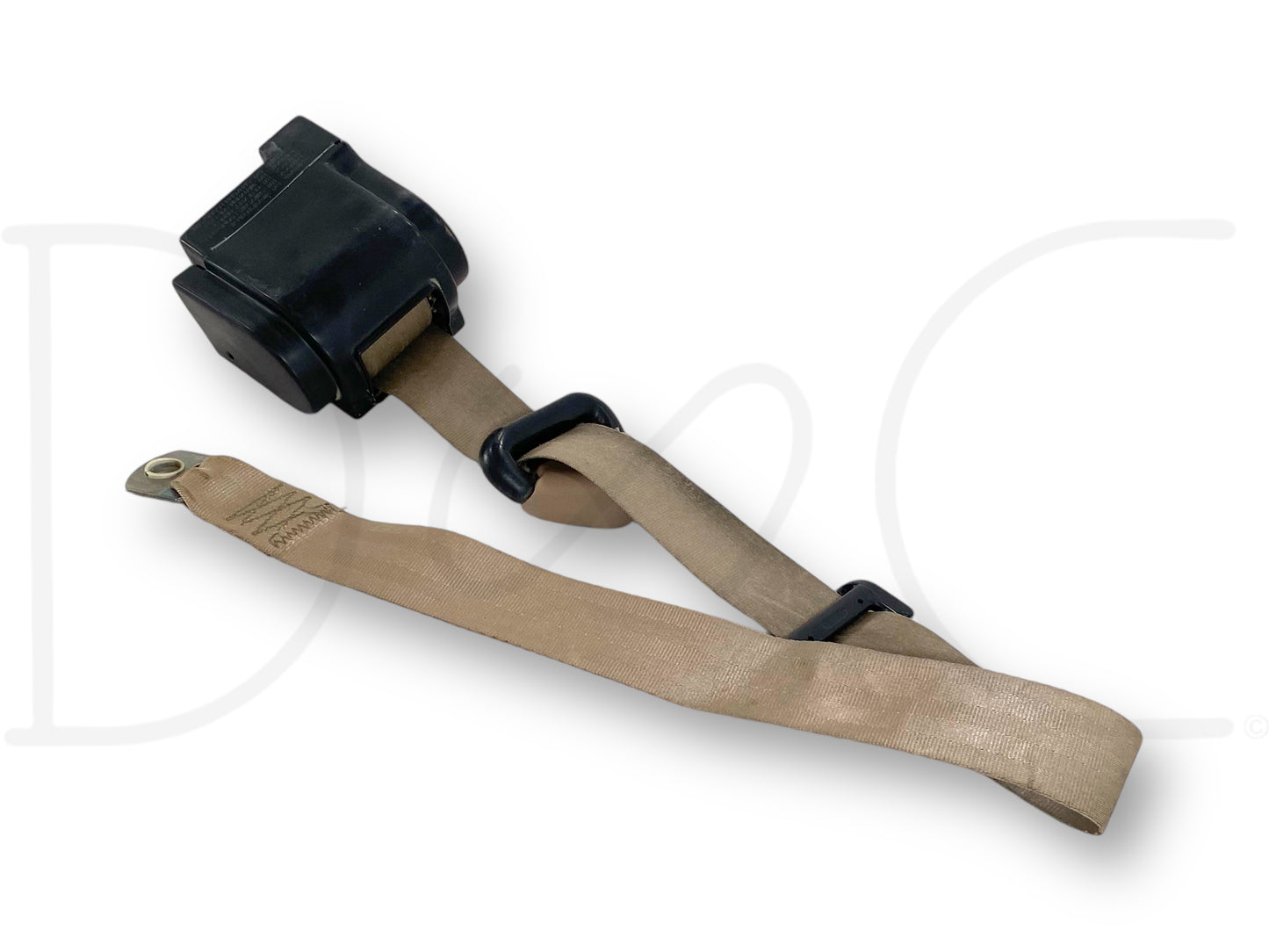 99-04 Ford F250 F350 LH Left Driver Front Seat Belt Seatbelt Tan OE *Blem*