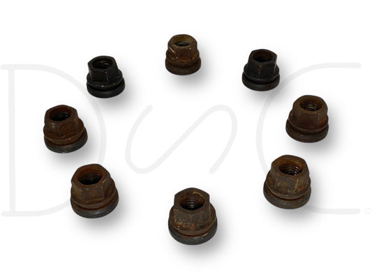 99-02 Ford F250 F350 Lug Nuts Set Of 8 Coarse Thread OEM 21MM Lug Nut Set M14-2