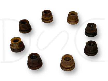 03-16 Ford F250 F350 Lug Nuts Set Of 8 Fine Thread OEM Lug Nut Set M14-1.5