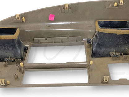 99-04 Ford F250 F350 Super Duty Dash Bezel Radio  Cluster Trim Panel Tan OE