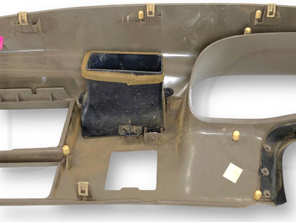 99-04 Ford F250 F350 Super Duty Dash Bezel Radio  Cluster Trim Panel Tan OE