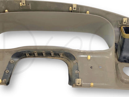 99-04 Ford F250 F350 Super Duty Dash Bezel Radio  Cluster Trim Panel Tan OE