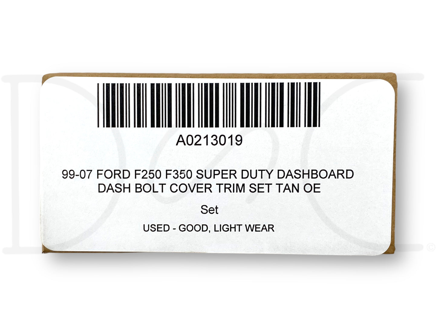 99-07 Ford F250 F350 Super Duty Dashboard Dash Bolt Cover Trim Set Tan OE