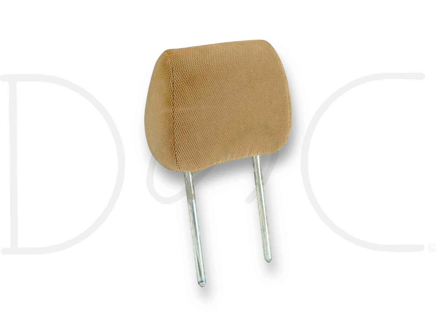 03-07 Ford F250 F350 Crew Cab Rear Seat Head Rest Headrest Tan Cloth OE