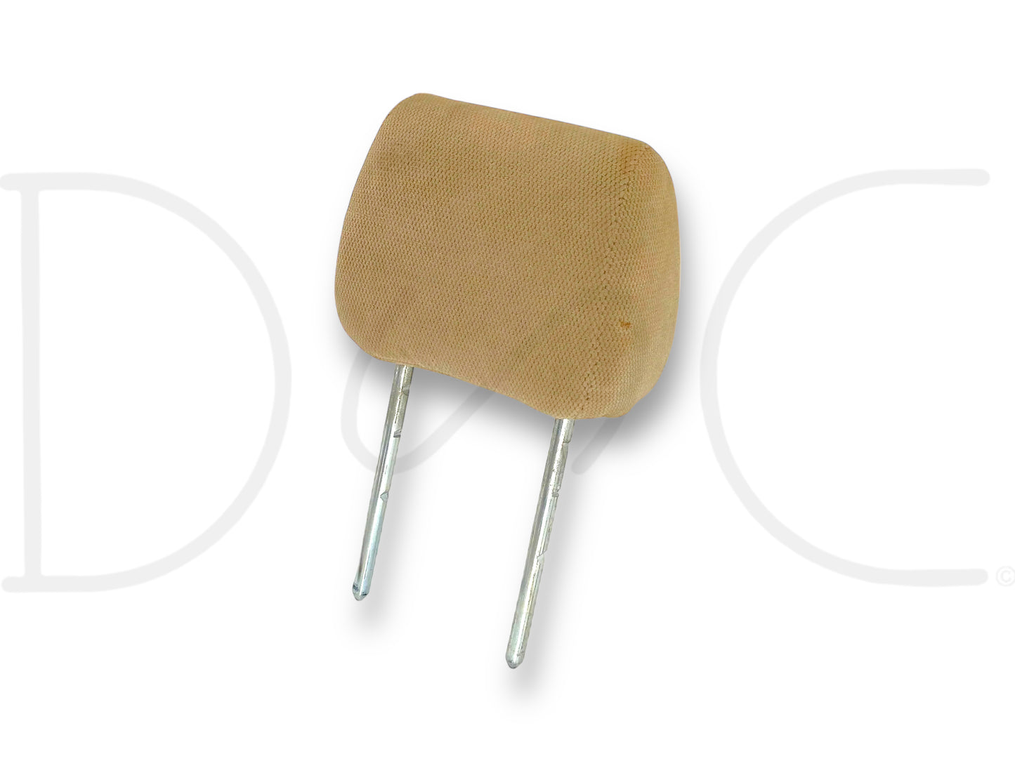 03-07 Ford F250 F350 Crew Cab Rear Seat Head Rest Headrest Tan Cloth OE