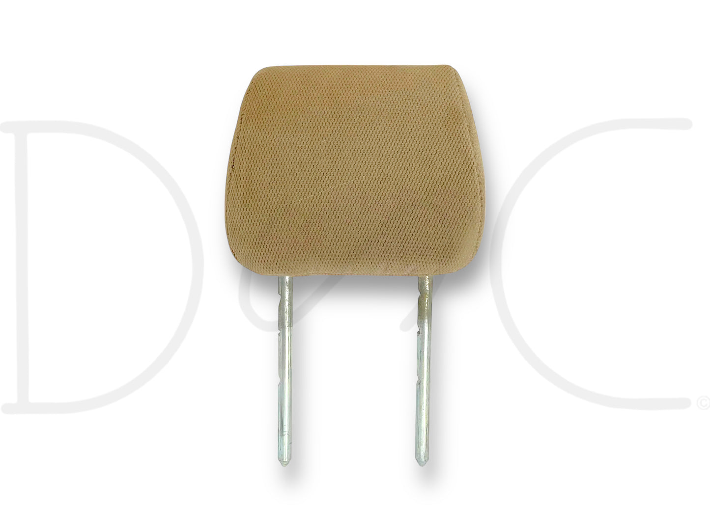 03-07 Ford F250 F350 Crew Cab Rear Seat Head Rest Headrest Tan Cloth OE