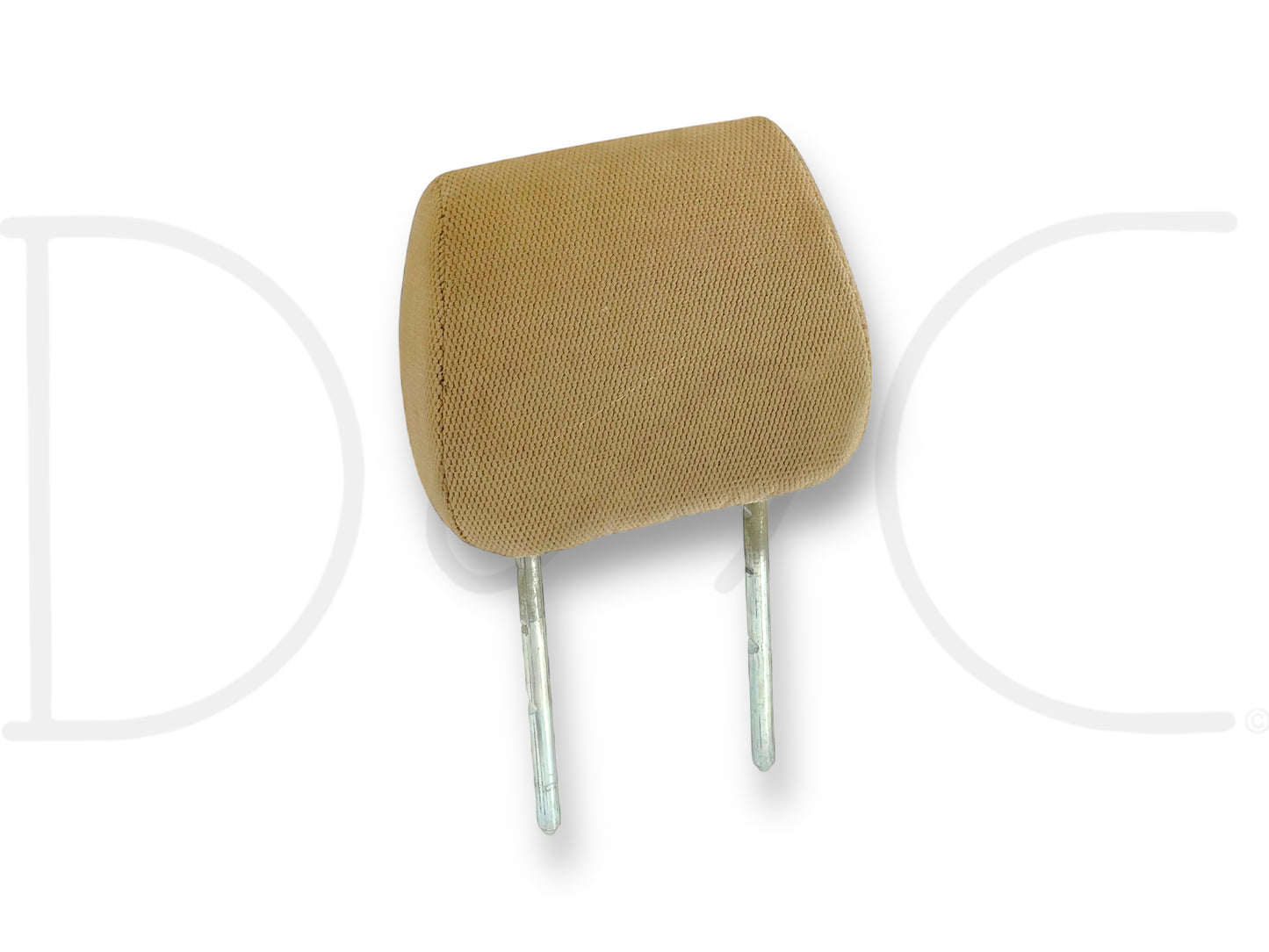 03-07 Ford F250 F350 Crew Cab Rear Seat Head Rest Headrest Tan Cloth OE