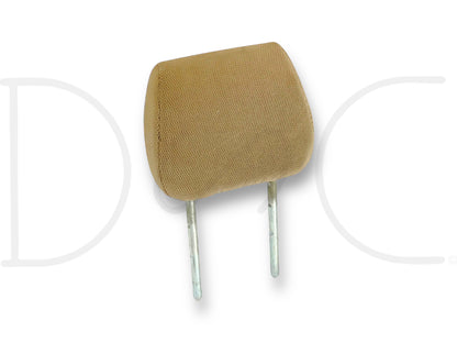 03-07 Ford F250 F350 Crew Cab Rear Seat Head Rest Headrest Tan Cloth OE