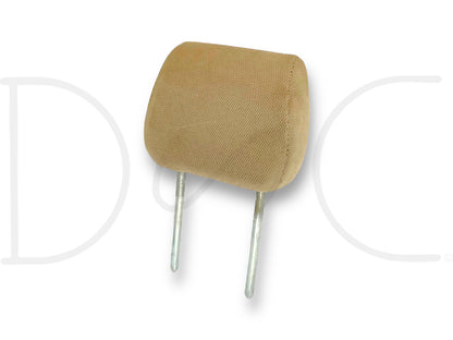 03-07 Ford F250 F350 Crew Cab Rear Seat Head Rest Headrest Tan Cloth OE
