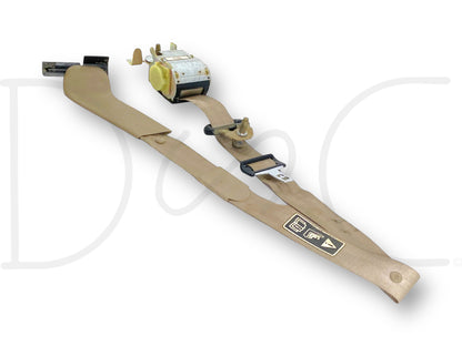 99-04 Ford F250 F350 RH Right Passenger Rear Seat Belt Seatbelt Tan OE