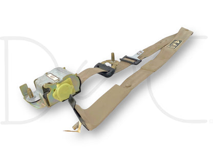 99-04 Ford F250 F350 RH Right Passenger Rear Seat Belt Seatbelt Tan OE