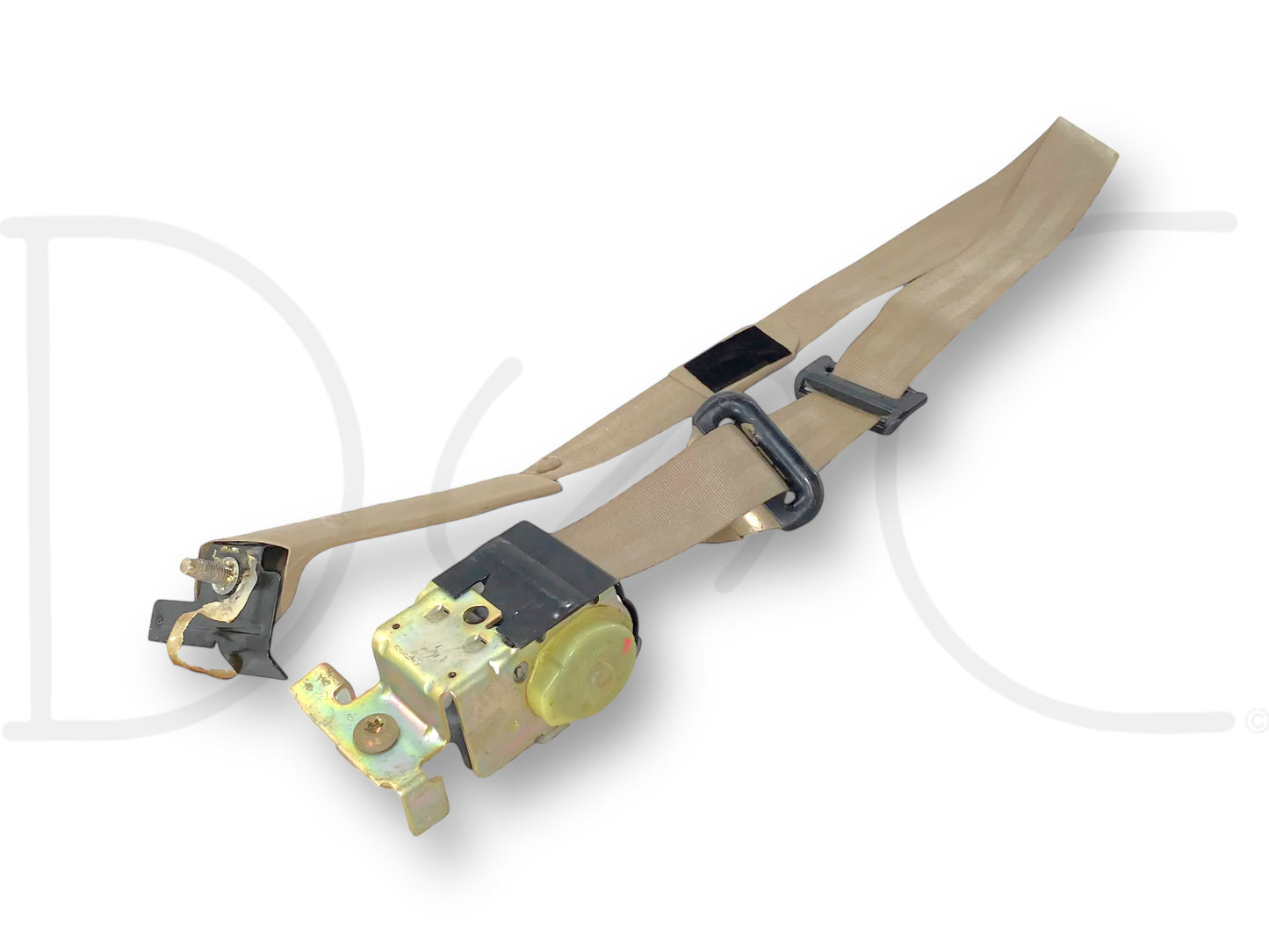 99-04 Ford F250 F350 RH Right Passenger Rear Seat Belt Seatbelt Tan OE