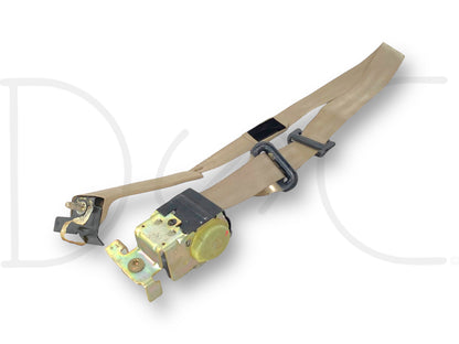 99-04 Ford F250 F350 RH Right Passenger Rear Seat Belt Seatbelt Tan OE