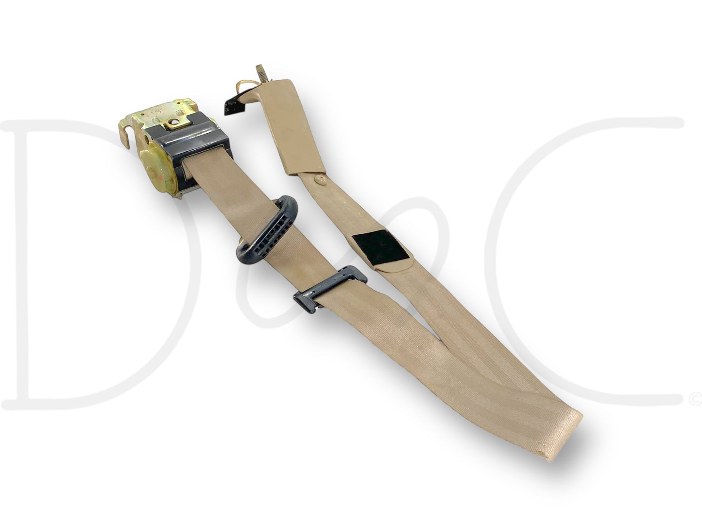 99-04 Ford F250 F350 RH Right Passenger Rear Seat Belt Seatbelt Tan OE