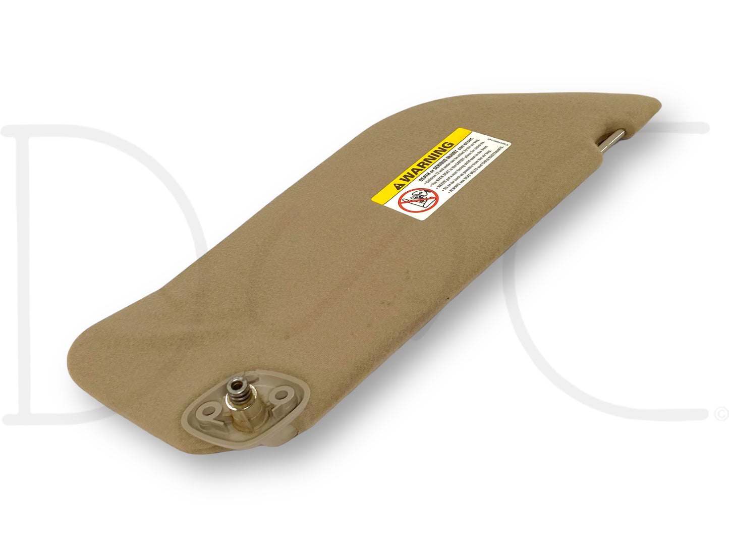 02-07 Ford F250 F350 LH Left Driver Sun Visor Tan OEM