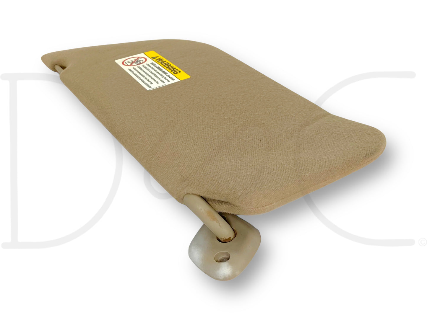 02-07 Ford F250 F350 RH Right Passenger Sun Visor Tan W/ Mirror OEM