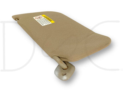 02-07 Ford F250 F350 RH Right Passenger Sun Visor Tan W/ Mirror OEM
