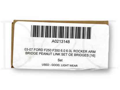 03-07 Ford F250 F350 6.0 6.0L Rocker Arm Bridge Peanut Link Set OE Bridges [16]