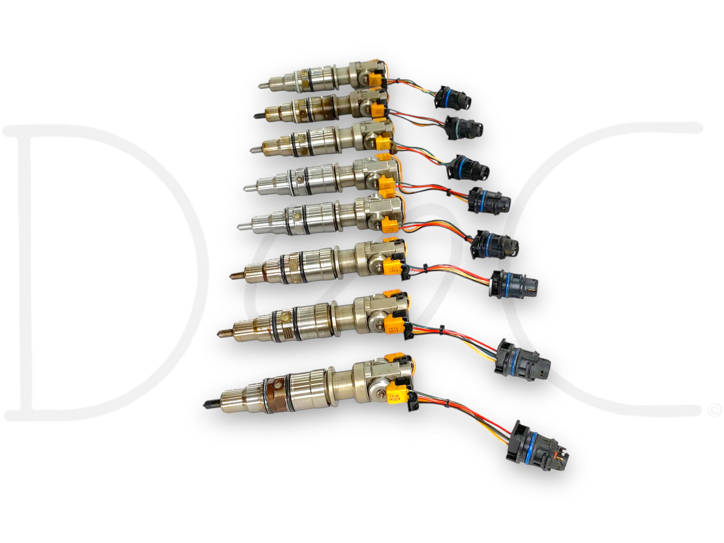 03-07 Ford F250 F350 6.0 6.0L Diesel Fuel Injector Set (8) Injectors *Cores*