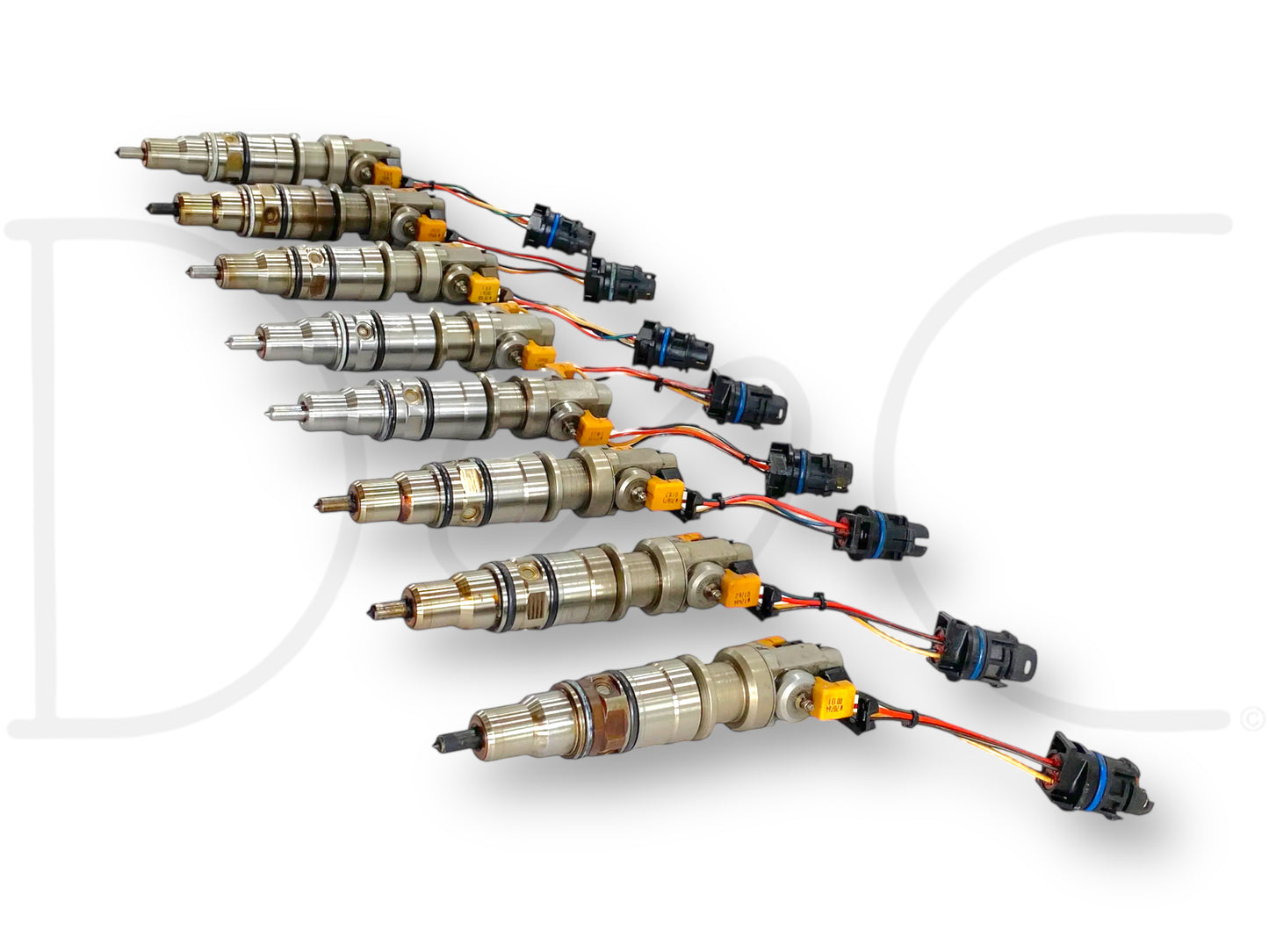 03-07 Ford F250 F350 6.0 6.0L Diesel Fuel Injector Set (8) Injectors *Cores*