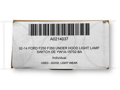 92-14 Ford F250 F350 Under Hood Light Lamp Switch OE Yw1A-15702-BA