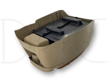 03-07 Ford F250 F350 Super Duty King Ranch Center Console Floor Storage Tan OE