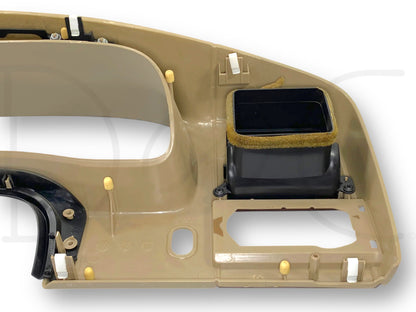 05-07 Ford F250 F350 King Ranch Dash Bezel Radio Cluster Trim Panel Tan OEM