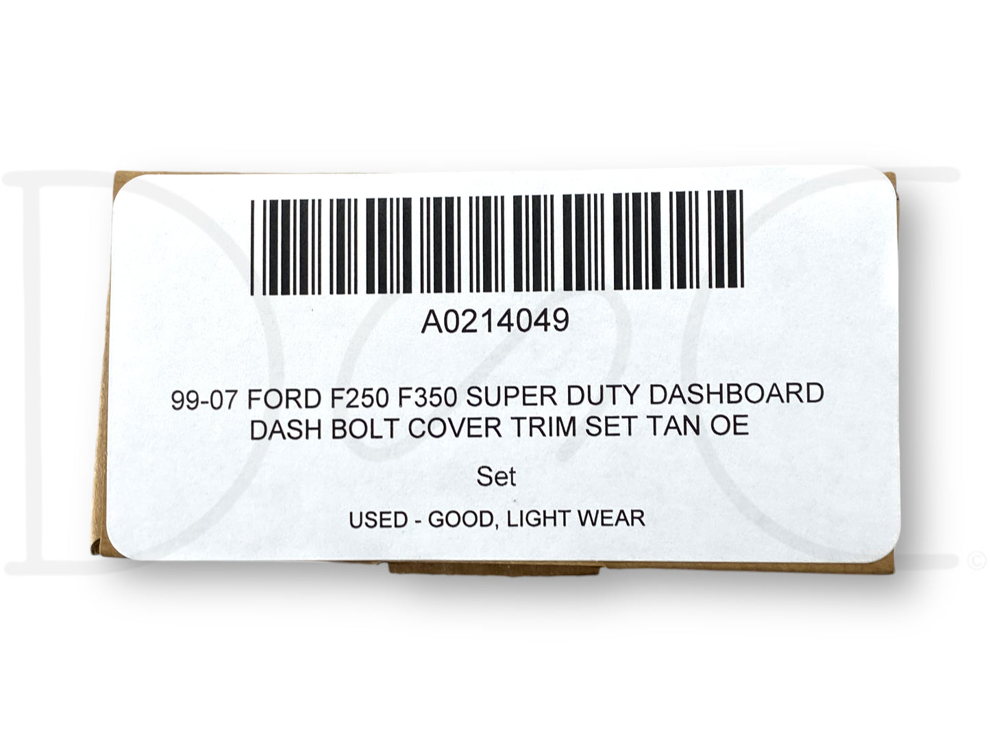 99-07 Ford F250 F350 Super Duty Dashboard Dash Bolt Cover Trim Set Tan OE