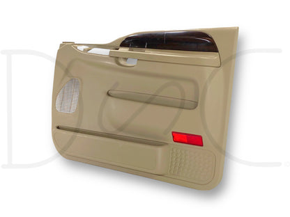 05-07 Ford F250 F350 King Ranch RH Right Passenger Front Door Panel Tan OE