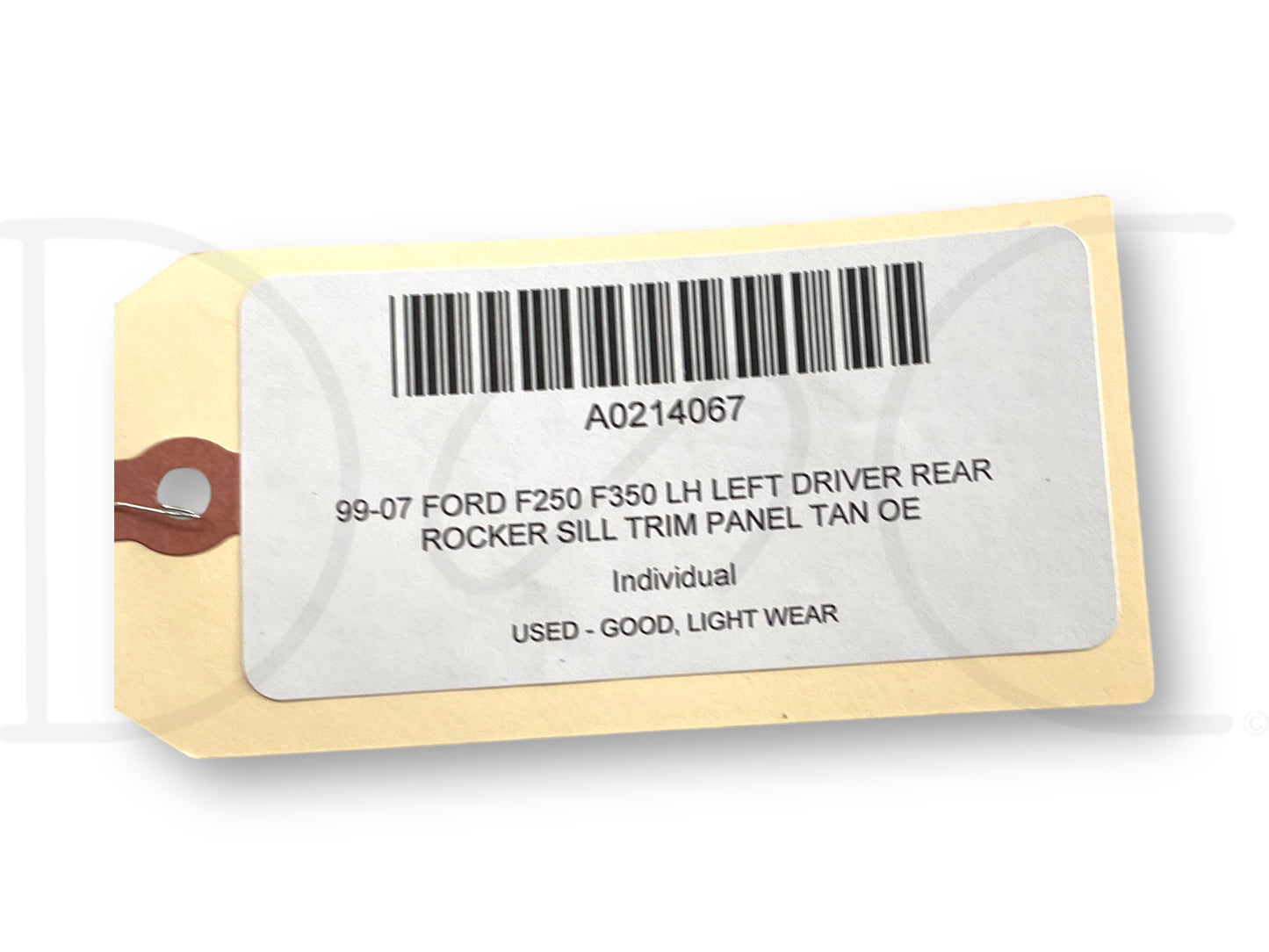 99-07 Ford F250 F350 LH Left Driver Rear Rocker Sill Trim Panel Tan OE