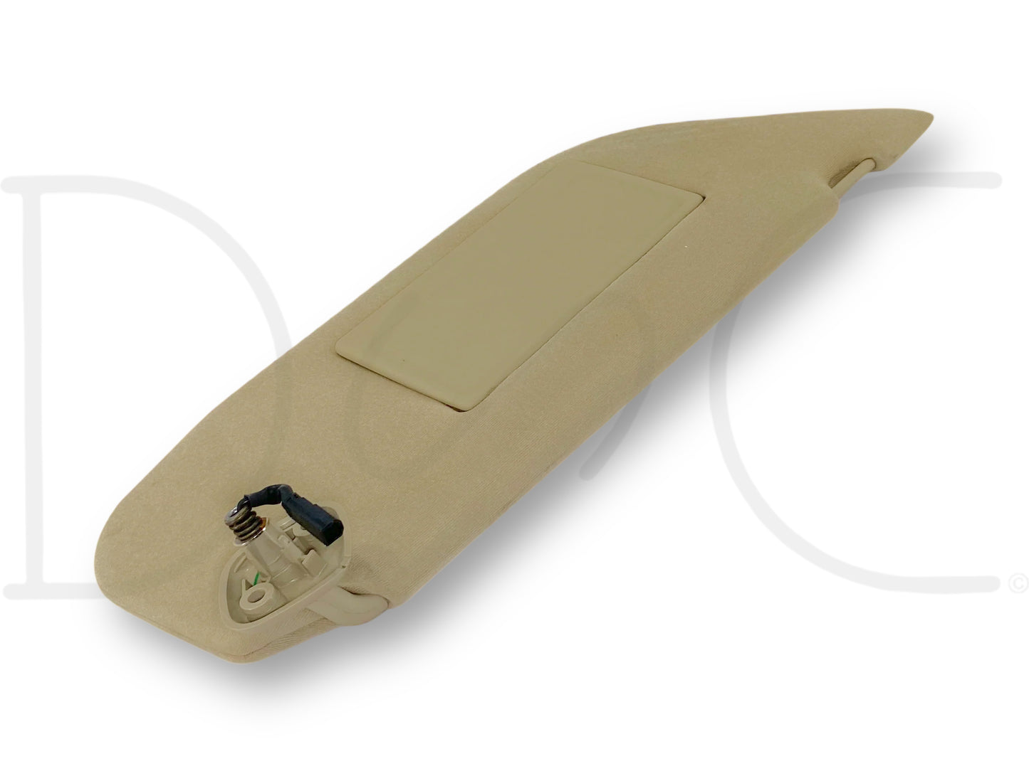 02-07 Ford F250 F350 RH Right Passenger Sun Visor Tan W/ Mirror OEM