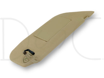 02-07 Ford F250 F350 RH Right Passenger Sun Visor Tan W/ Mirror OEM