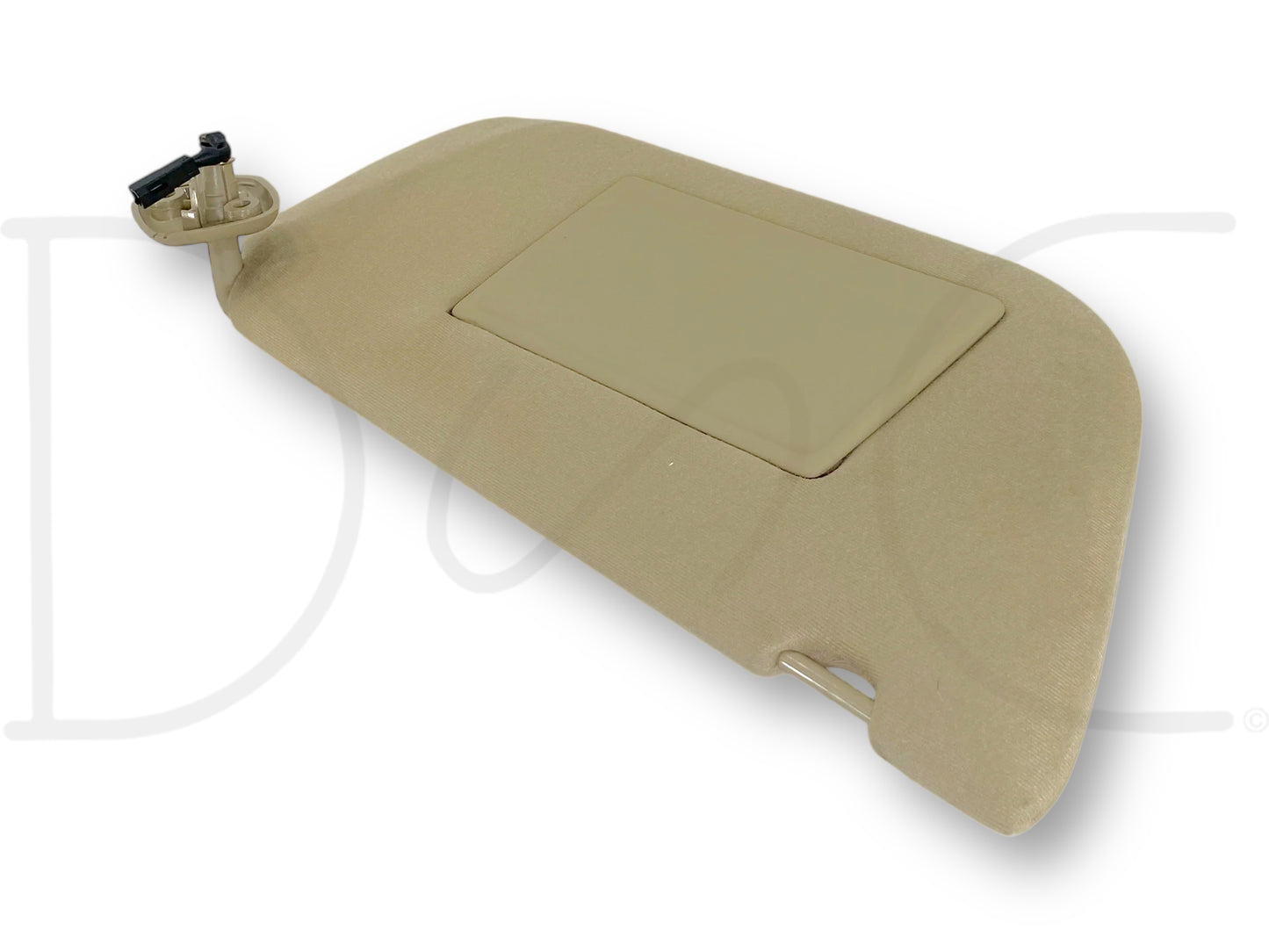 02-07 Ford F250 F350 RH Right Passenger Sun Visor Tan W/ Mirror OEM