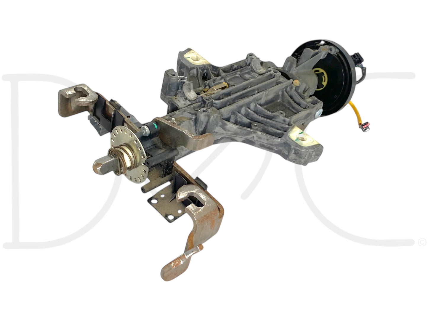 05-07 Ford F250 F350 Tilt Steering Column Auto Trans W/ Key & Clockspring OE