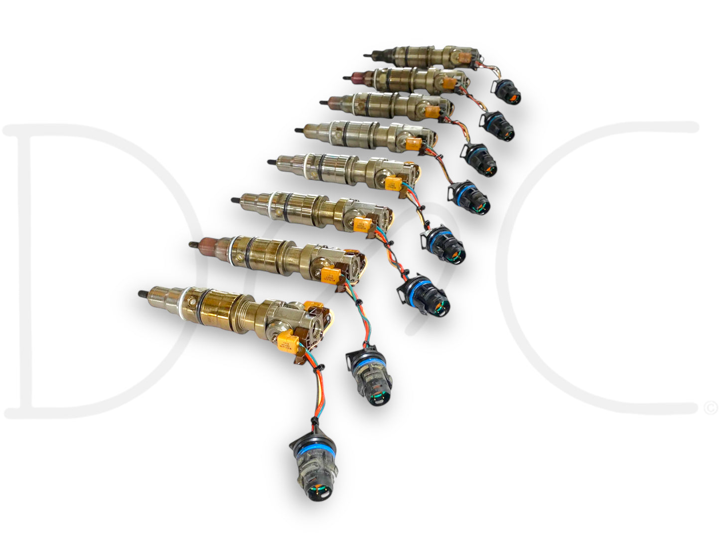 03-07 Ford F250 F350 6.0 6.0L Diesel Fuel Injector Set (8) Injectors *Cores*