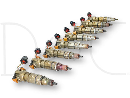 03-07 Ford F250 F350 6.0 6.0L Diesel Fuel Injector Set (8) Injectors *Cores*