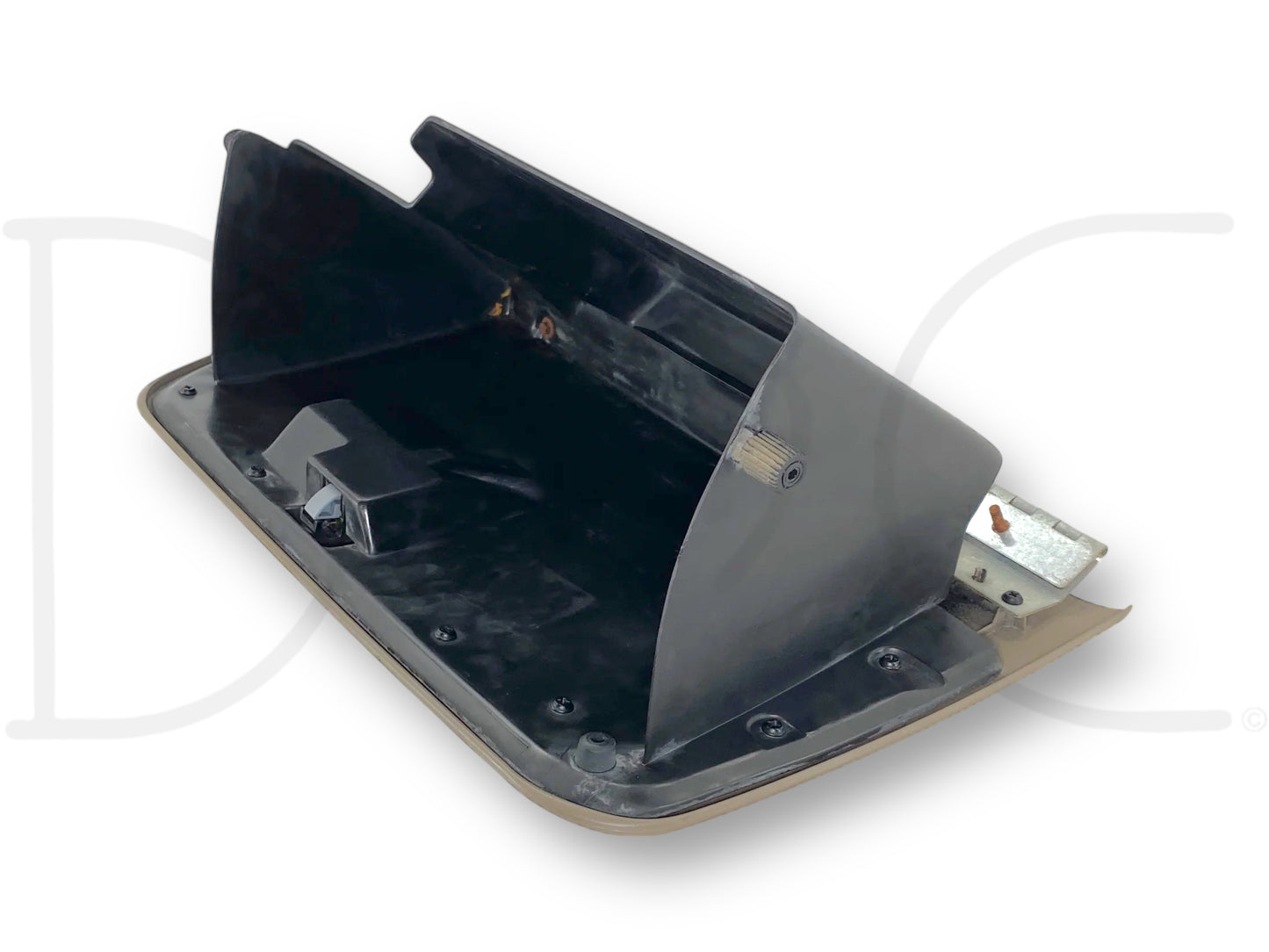 99-02 Ford F250 F350 Dash Glove Box Storage Bin Compartment Tan OE
