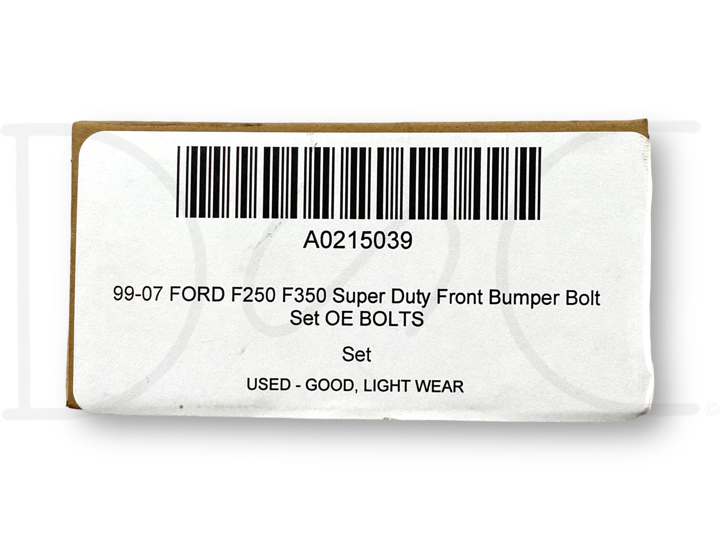 99-07 Ford F250 F350 Super Duty Front Bumper Bolt Set OE Bolts