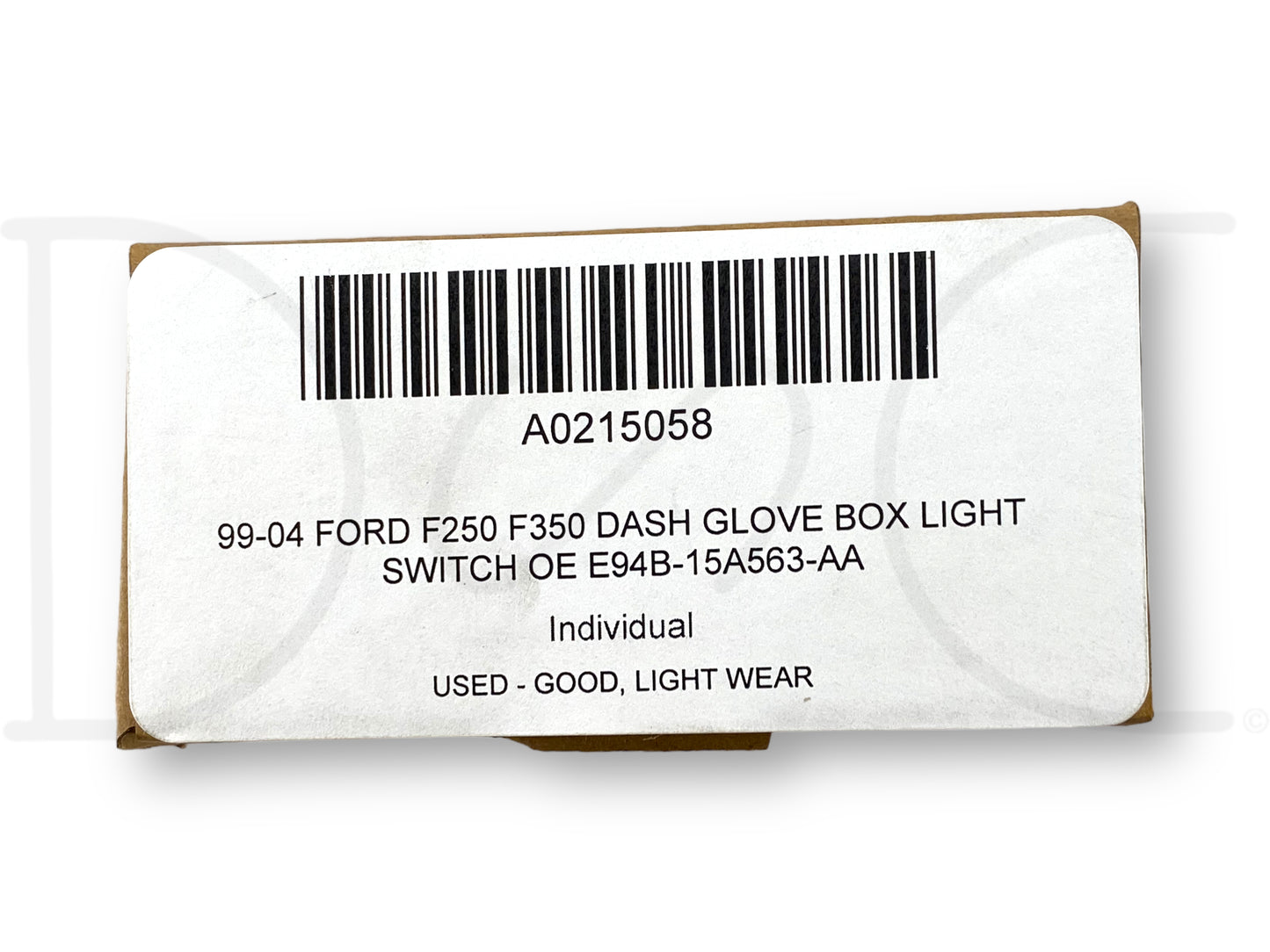 99-04 Ford F250 F350 Dash Glove Box Light Switch OE E94B-15A563-Aa