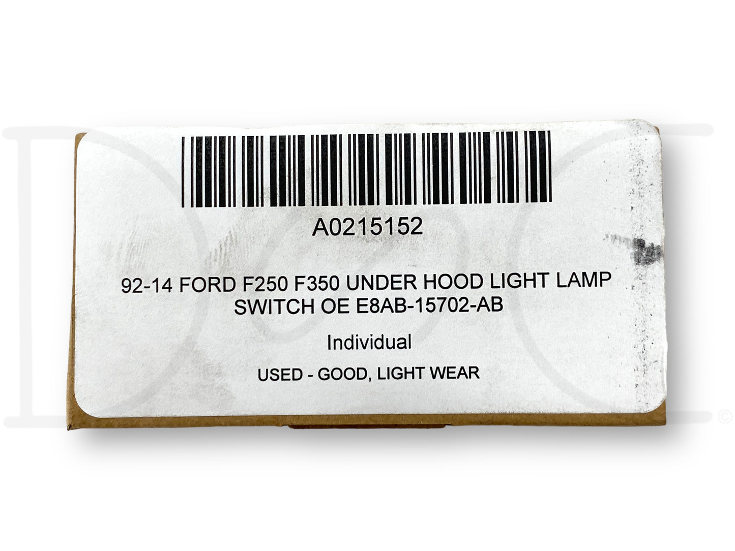 92-14 Ford F250 F350 Under Hood Light Lamp Switch OE E8AB-15702-AB